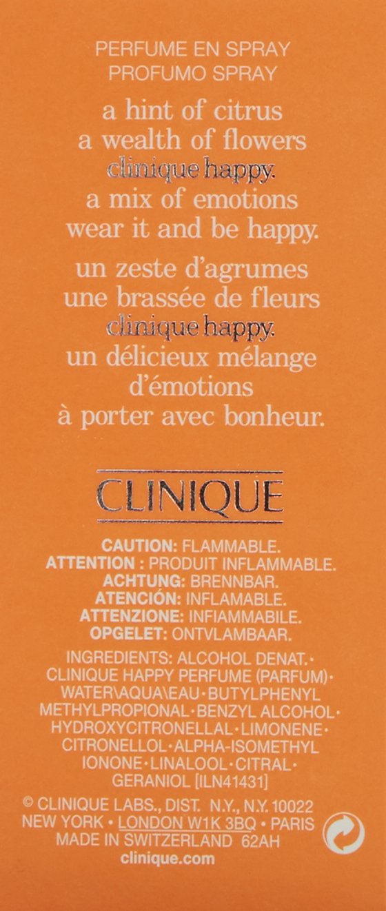 Happy by Clinique Perfume Spray For Women 1 oz