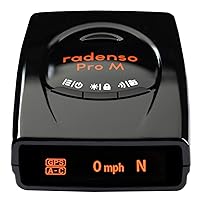 Radenso Pro M Radar Detector with Less False Alerts, Small Size, USA Technical Support, GPS Lockouts