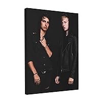 Zhixuanji Club XP-LR S-am and Col-by HD Print Canvas Painting band Poster Wall Art Frame Home Decoration living Room Bedroom 12x16in