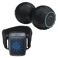 Therabody RecoveryTherm Cube Instant Heat, Cold and Contrast Therapy + Therabody Wave Series Wave Duo - Ergonomically Contoured Foam Roller Bundle
