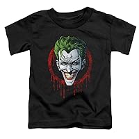 Batman Toddler T-Shirt Joker Drip Black Tee