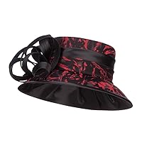 Telescope Crown Fashion Organza Hat