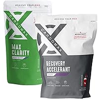 Recovery Accelerant & Mac Clarity Bundle, Muscle Recovery & Mental Clarity Liquid Nootropic Supplement 2pack, 30 Sticks