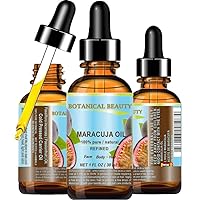 MARACUJA OIL 100% Pure Natural Cold Pressed Undiluted for Face, Skin, Hair, Body, Lip, Nails 1 Fl.oz.- 30 ml Rich in vitamin C