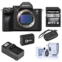 Sony Alpha a7S III Full Frame Mirrorless Digital Interchangeable Lens Camera Body - Bundle with 128GB SD Card, Extra Battery, Charger, SD Card Case, Cleaning Kit