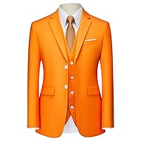 Mens Lightweight Slim Fit Suit Jacket 2 Button Solid Color Business Blazer Casual Daily Wedding Party Sport Coats