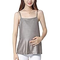 Anti-Radiation Shielding Top Camis Maternity Clothes Protection Shield Pregnancy Dresses Silver Fiber Camis Tank
