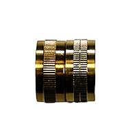 Anderson Metals - 57401-1212 Brass Garden Hose Fitting, Swivel, 3/4
