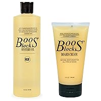 2-Piece Boos Block Charcuterie Board and Wood Cutting Board Care and Maintenance Set, 16-Ounce Mystery Oil and 5-Ounce Board Cream