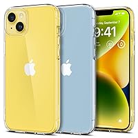 Spigen Ultra Hybrid for iPhone 14 Case, [Anti-Yellowing Technology] [Military Grade Drop Protection] Phone Case for iPhone 14 - Crystal Clear