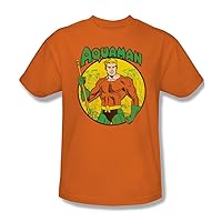 Aquaman Kids T-Shirt - DC Comics Superhero Orange Youth