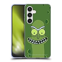 Head Case Designs Officially Licensed Rick and Morty Pickle Rick Season 3 Graphics Soft Gel Case Compatible with Samsung Galaxy S24 5G