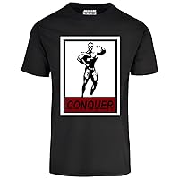 Sports T-Shirt Bodybuilding Gym Printed Cbumstead Conquer