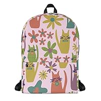 KITTY WINKS Cat Backpack, White, One Size
