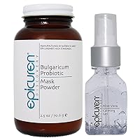 Epicuren Discovery Bulgaricum Probiotic Mask Powder 2.5 oz & Aloe Vera Calming Gel 2 oz Duo