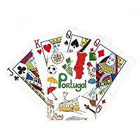 Portugal Landscap Animals National Flag Poker Playing Cards Tabletop Game Gift