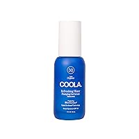 COOLA Refreshing Water Plumping Gel with SPF 30, Dermatologist Tested Face Sunscreen with Hyaluronic Acid, Organic Aloe, and Coconut Water, 1 Fl Oz