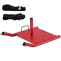 VEVOR Weight Sled Push Pull Heavy High Training Sled Drag Fitness HD Power Speed Training Sled for Athletic Exercise and Fitness Strength Training Red