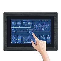 5 inch Industrial Embedded Touch Panel PC, Android All in One Mini PC with Open Frame Capacitive Touchscreen Monitor, RK3568 RAM 2G & ROM 16G Industrial PC Built-in Speakers