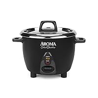 Aroma Housewares Select Stainless Rice Cooker & Warmer with Uncoated Inner  Pot, 6-Cup(cooked) / 1.4Qt, ARC-753SG, White
