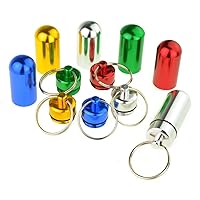 Small Keychain Pill Case Container Pill Pack For Travel 1.77