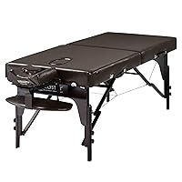 Master Supreme Massage 31 Inch Extra Wide Portable Massage Table, Supreme LX SPA Salon Facial Beauty Bed, Easy Set Up, 3
