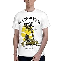 Man's T Shirt Summer Street Novelty Short Sleeve Shirts Round Neck Tee Tops