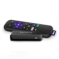 Premiere | HD/4K/HDR Streaming Media Player, Simple Remote and Premium HDMI Cable, Black