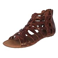 Womens 201 Cognac Authentic Mexican Huarache Sandals Gladiator Open Toe