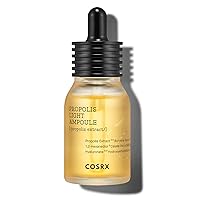 COSRX Propolis Ampoule, Glow Boosting Serum for Face with 73.5% Propolis Extract, 1.01fl.oz/30ml, Sensitive Skin, Fine Lines, Uneven Skintone, Not Tested on Animals, No Parabens, Korean Skincare