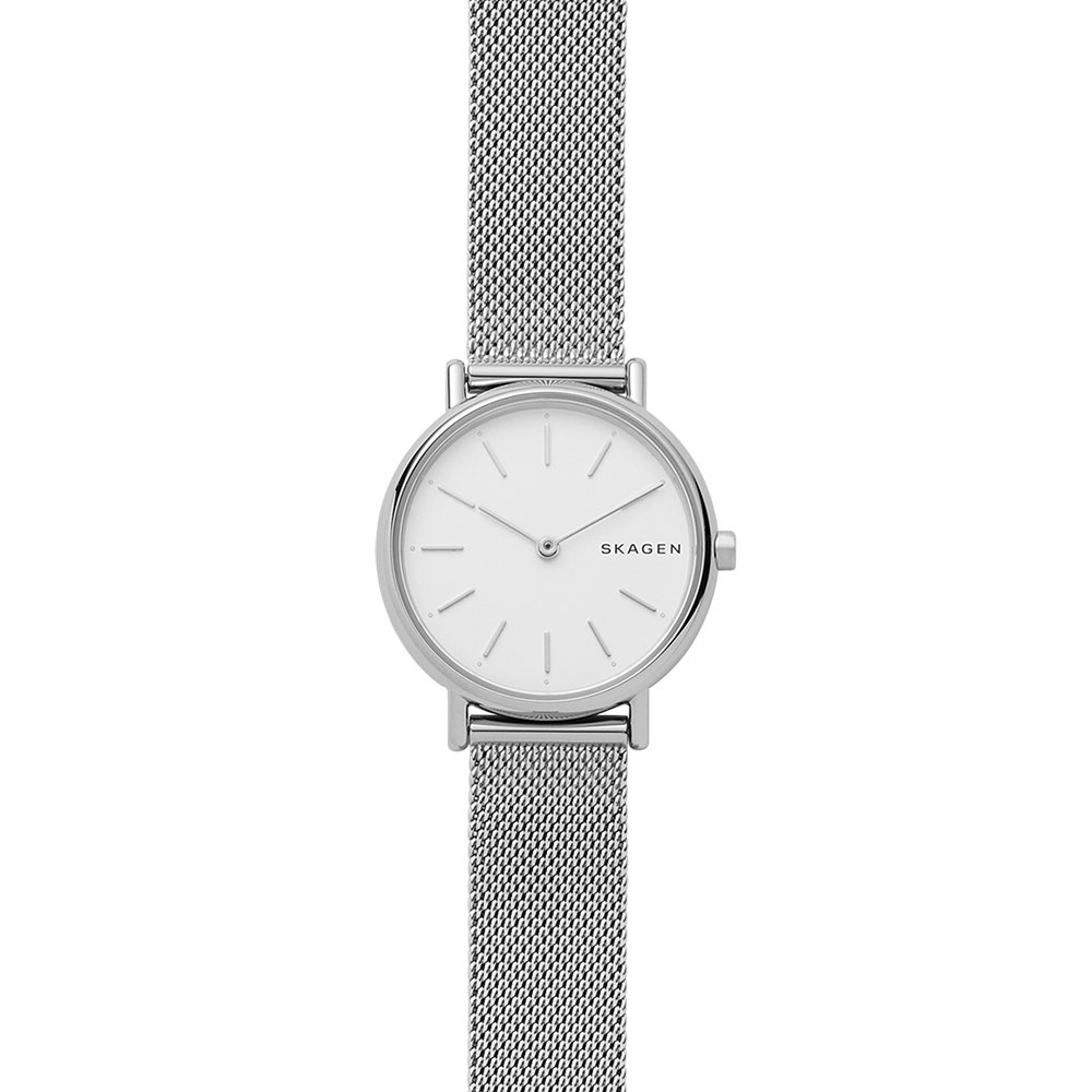 Signatur Two-Hand 30mm Watch With Steel Mesh or Leather Band