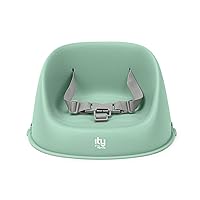 Ingenuity: ity by Ingenuity My Spot Easy-Clean Baby Booster Feeding Chair, 3-Point Harness, Washable Removable Straps - Green