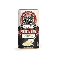 Kodiak Oatmeal Canister, Rolled Oats, High Protein, 100% Whole Grains (PACK OF 4)