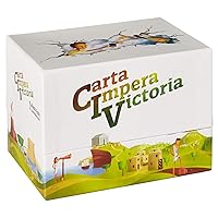 Carta Impera Victoria Board Game - Rise to Supremacy in this Civilization and Diplomacy Game! Strategy Game for Kids & Adults, Ages 8+, 2-4 Players, 20 Minute Playtime, Made by Ludonaute