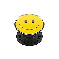 PopSockets Phone Grip with Expanding Kickstand, Enamel Graphic - Be Happy
