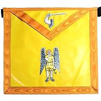 21st Degree Scottish Rite Apron - All Yellow with Gold Moire