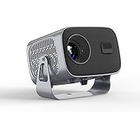 A10 Android Smart LED Projector with 5G WiFi 6 Electric Focus, Max 4K 360 Degree Rotating, Wireless Mirror Phone Video Projectors