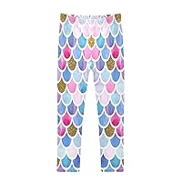 Girls Leggings Comfortable Stretch Yoga Pants Leggings Athletic Leggings for Girls Kids Toddler 4-10 Years