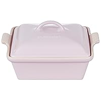 Le Creuset Stoneware Heritage Covered Square Casserole, 9