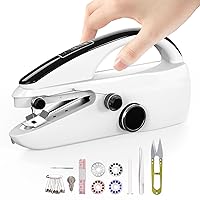 Handheld Sewing Machine,Two dear,Mini sewing machine,Easy to Use and Fast Stitch Suitable for Clothes,Fabrics, DIY Home Travel Electric Handheld Sewing Machine for Beginners