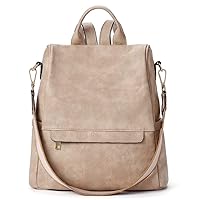 Womens Backpack Purse Leather Anti-theft Large Fashion Designer Travel Bag Ladies Shoulder Bags