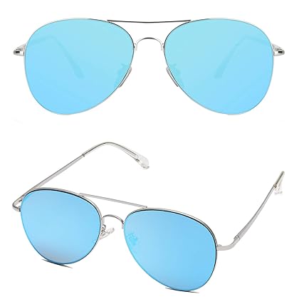 SOJOS Trendy Aviator Sunglasses for Women and Men