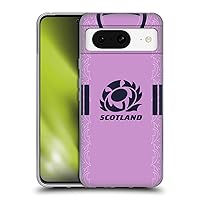 Head Case Designs Officially Licensed Scotland Rugby Away 2022/23 Crest Kit Soft Gel Case Compatible with Google Pixel 8