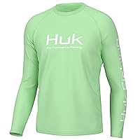 HUK Men's Pursuit Vented Long Sleeve, 30 UPF Fishing Shirt