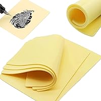 5Pcs 3mm Thick Tattoo Practice Skins - Silicone, Large Size (12'' x 8'') for Beginner and Professional Tattoo Artists