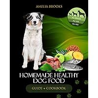 HOMEMADE HEALTHY DOG FOOD COOKBOOK: A Complete Guide to Feeding Your Dog Natural, Delicious, and Easy-to-Prepare Meals Free of Chemicals and ... Companion with Fresh Breath and Shiny Fur.