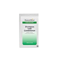 Dukal Dawn Mist Shampoo & Conditioner, 25 oz., Single-Use Packet (100 Boxes of 5) (Pack of 500)