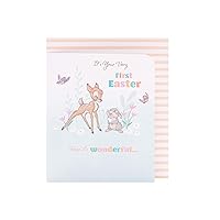Disney 1st Easter Card for Baby Boy/Girl - Bambi & Thumper Design