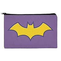 GRAPHICS & MORE Batman Batgirl Logo Makeup Cosmetic Bag Organizer Pouch