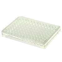 Nest Scientific 701001 Polystyrene 96 Well Cell Culture Plate, Flat Bottom, Tissue Culture Treated, Sterile, Clear, 1 per Pack, 100 per Case (Pack of 100)